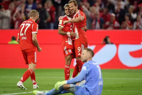  حفل أهداف بقيادة هاتريك هاري كين.. بايرن ميونخ يفتتح الدوري الألماني باكتساح لايبزيج